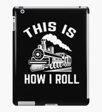 Funny Train Watcher Apparel iPad Case/Skin