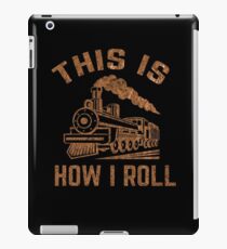 Funny Train Watcher Apparel iPad Case/Skin