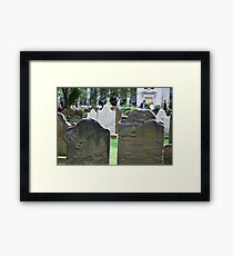 Old Gravestones Framed Print
