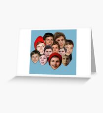 Michael Cera Collection Greeting Card