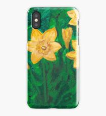 Daffodils at Dark iPhone Case