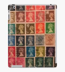 Vintage stamp puzzle iPad Case/Skin
