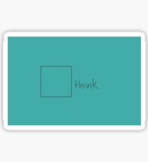 Think Outside the Box Sticker