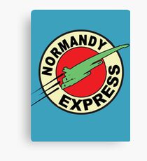 The Planet Express Parody: Mass Effect Canvas Print