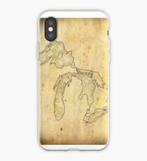 Vintage Great Lakes iPhone Case