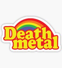 Death Metal Parody Sticker