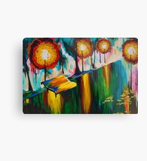 Autumn Streetscape Metal Print
