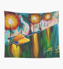 Autumn Streetscape Wall Tapestry