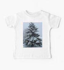 Evergreen In Snow Baby Tee