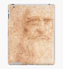 Brick Wall Painting Leonardo da Vinci by Leonardo da Vinci Urban Artist iPad Case/Skin
