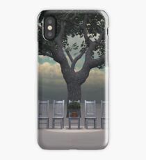 Bonsai on chair ... iPhone Case/Skin