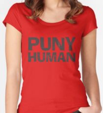 Puny Human Women's Fitted Scoop T-Shirt