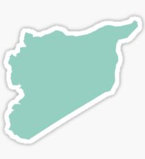 Syria Love in Mint Sticker