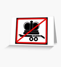 No Trailer Queens Greeting Card
