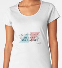 A tribute to AVICII (quote) Women's Premium T-Shirt