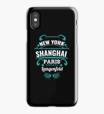 Langenfeld - Our city is not a Weltmertopole but you should. iPhone Case/Skin