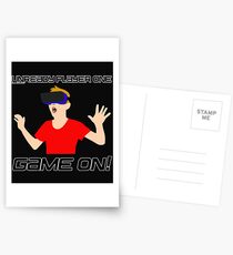 TRENDING T-SHIRTS FOR EVERYONE! UNREADY PLAYER ONE GAME ON! T-SHIRT.. Postcards