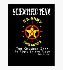 Time Corps Scientific Team Photographic Print