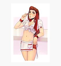 KILLER WAITRESS Ruby Lucas Photographic Print