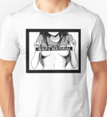 Waifu Material Shirt Waifu Shirt Anime Hentai Unisex T-Shirt