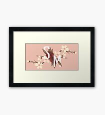 SM japan flower Framed Print