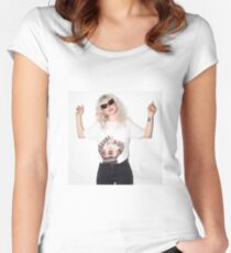 Hayley Williams wearing a Hayley Williams Shirt Women's Fitted Scoop T-Shirt