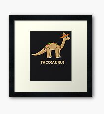 Cinco de Mayo Tacosaurus Framed Print