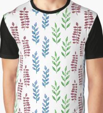 Colorful watercolor leaves Graphic T-Shirt