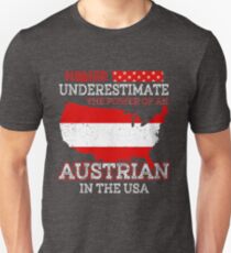 Austrian In USA T-Shirt Unisex T-Shirt