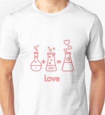Chemistry of love. Valentine's Day Unisex T-Shirt