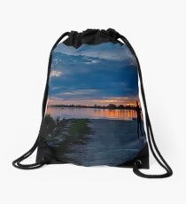 Sunset Watchers Drawstring Bag