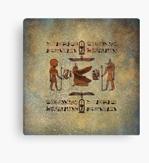Hieroglyphs 2 Canvas Print