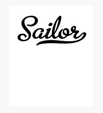 Sailor Photographic Print