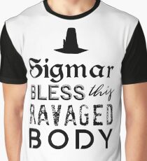 SIGMAR SEGNE DIESEN RAVAGED BODY Grafik T-Shirt