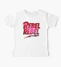 REBEL REBEL - DAVID BOWIE Baby Tee