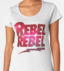 REBEL REBEL - DAVID BOWIE Women's Premium T-Shirt