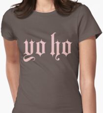 Millennial Pink Yo Ho Women's Fitted T-Shirt