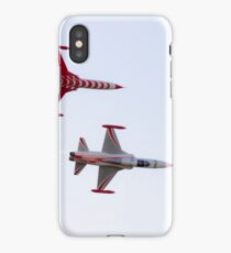 Turkish acrobatic aviation squadron performing. iPhone Case/Skin