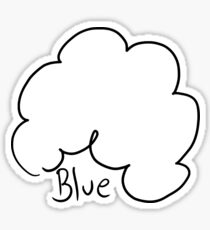 afro blue Sticker