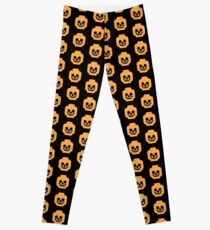 Brick Skull - Orange Leggings