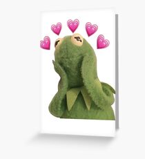 Kermit Meme Greeting Card
