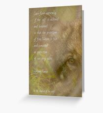 Protect Nature Greeting Card
