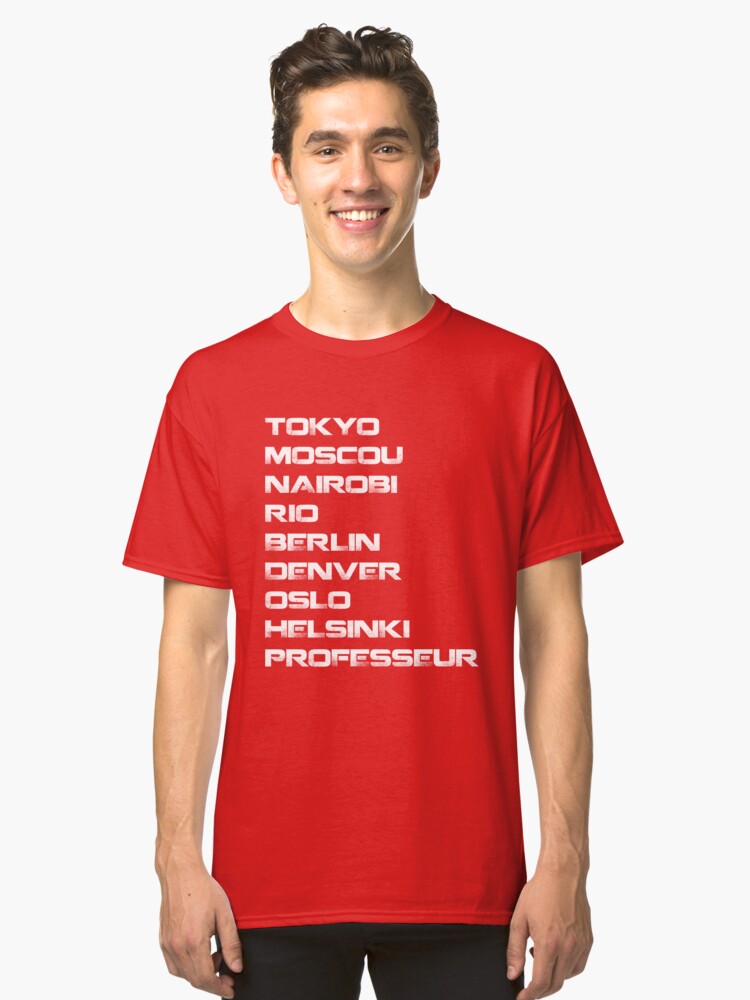 T-shirt classique ''La casa de papel' : autre vue