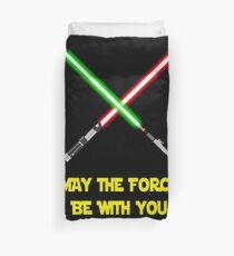 May the force be with you-star wars fanart Duvet Cover
