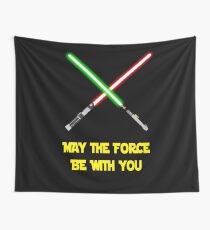 May the force be with you-star wars fanart Wall Tapestry