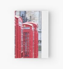 Red Telephone Boxes, London Hardcover Journal