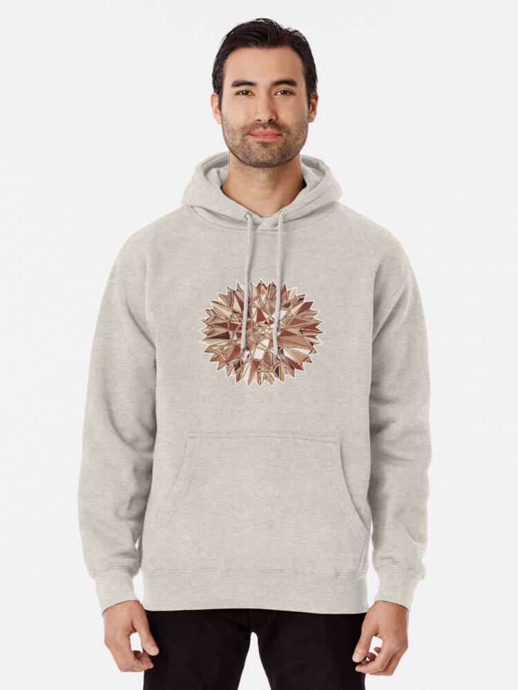 brown graphic hoodie