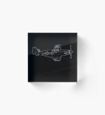 P-51 Mustang Acrylic Block