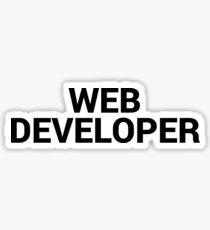 Web Developer Simple | Professions Sticker