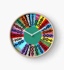 Wheel of Fortune Wheel Clock